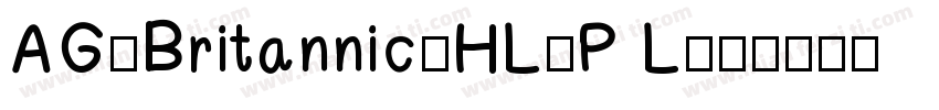 AG-Britannic_HL_P L字体转换